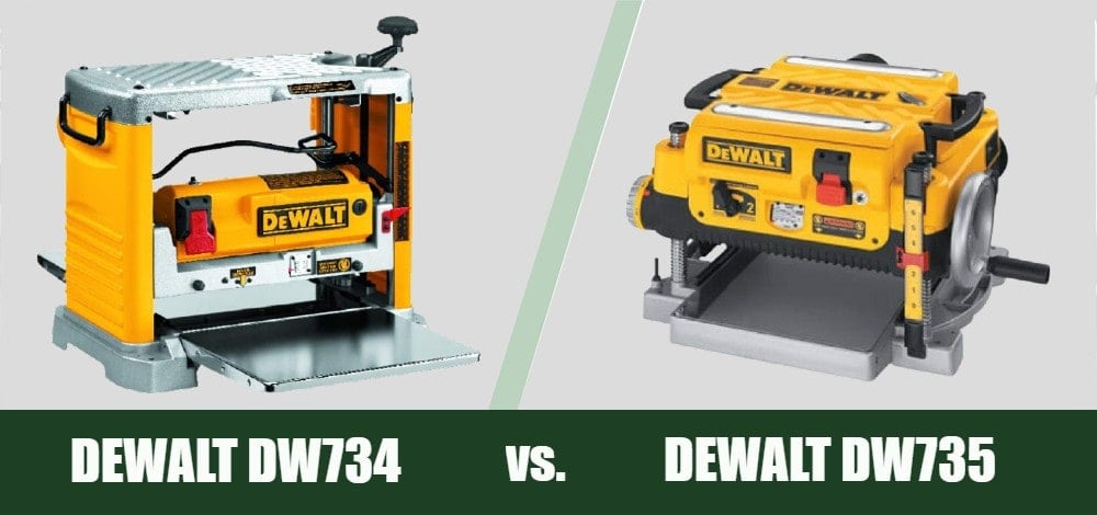 DeWalt DW734 vs DW735 Planer: What&#8217;s the Difference?