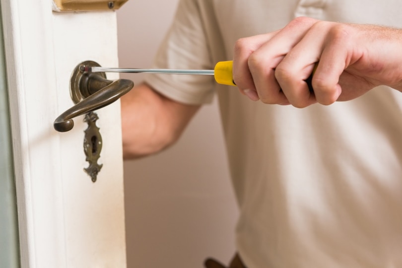 How to Install a Door Knob in 7 Steps (with Pictures)